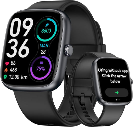 No APP No Phone Required Pedometer Watch, Senior Friendly, Step Counter